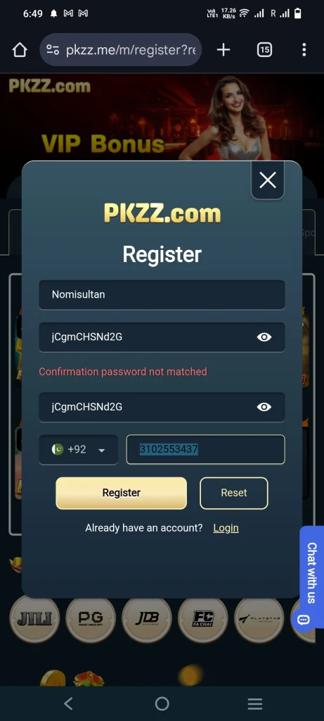 PK ZZ Game