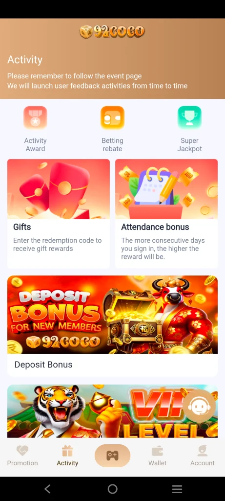 92 Glory casino game