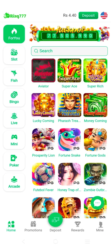 RIZQ 777 App