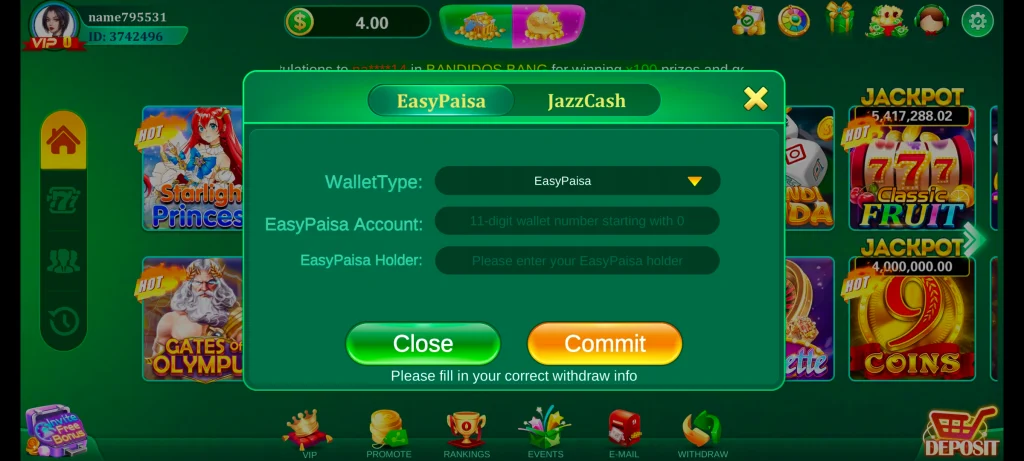 WT777 Casino Game