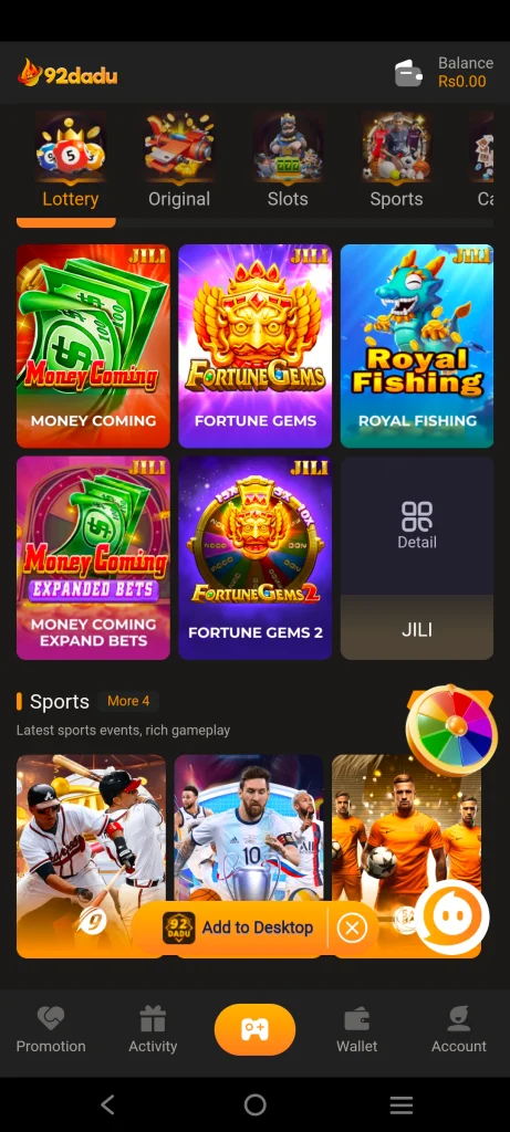 92 Dadu Game Casino