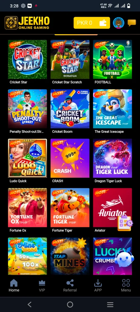 Jeekho Game App