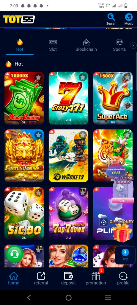TOT 55 Game