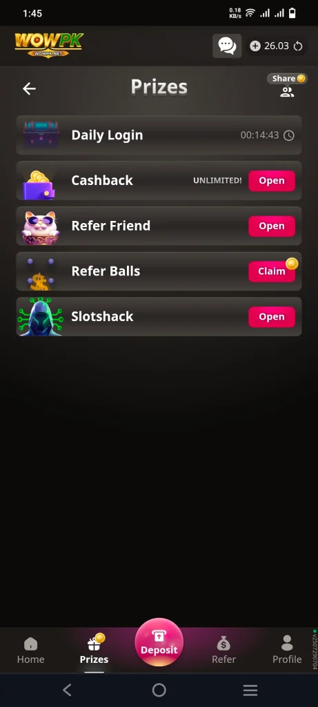 Wow Pk Game App