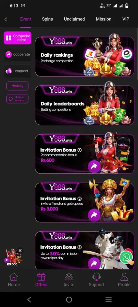 Y888 casino Game