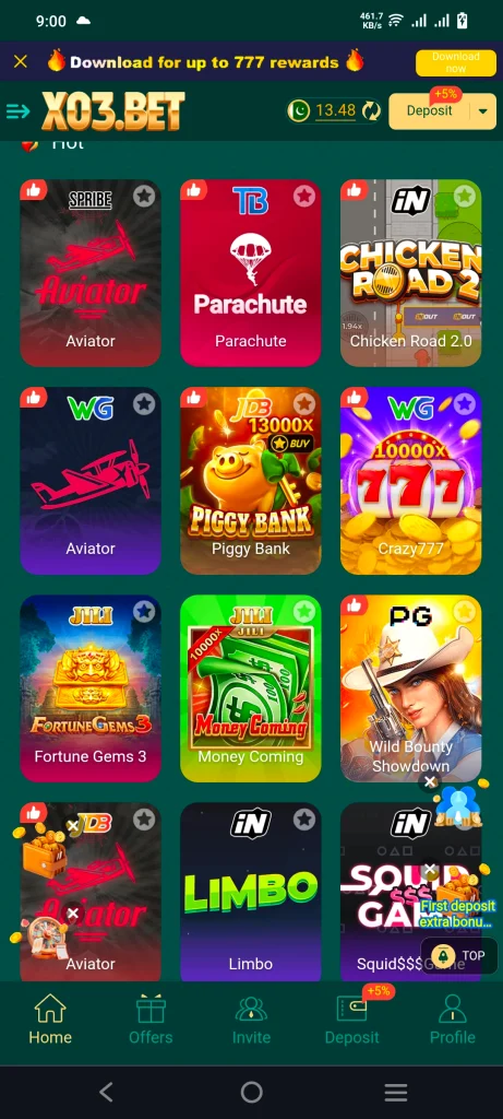 X03 Bet Game APK Download