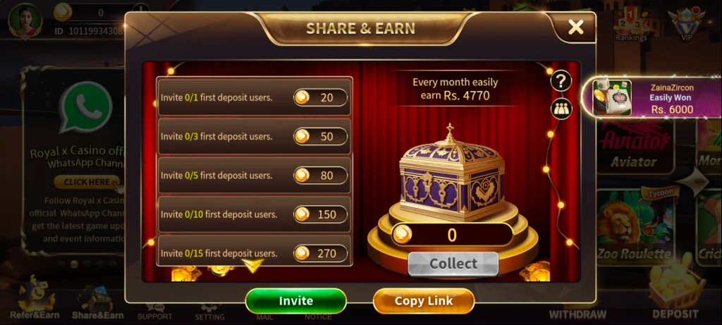 Royal X Casino Game Download