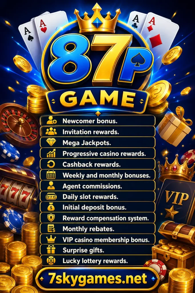 87P game unique rewards