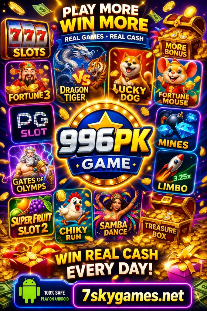 996PK game list of casino games