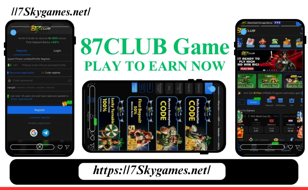 87Club Game Bonuses