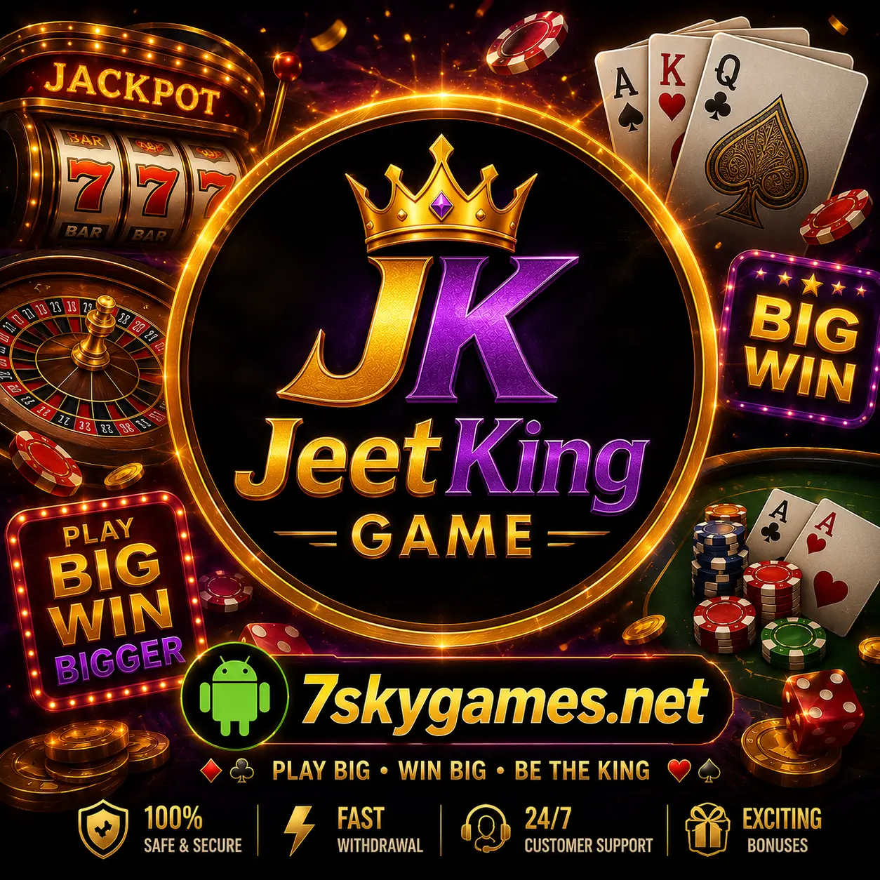JeetKing Game Logo