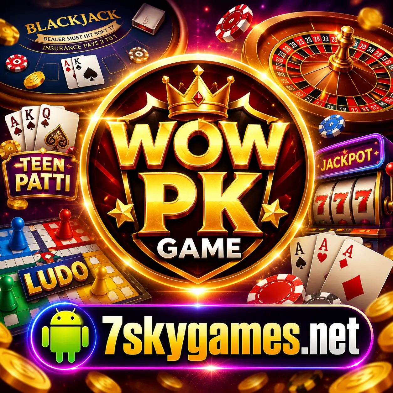 Wow Pk Game Logo