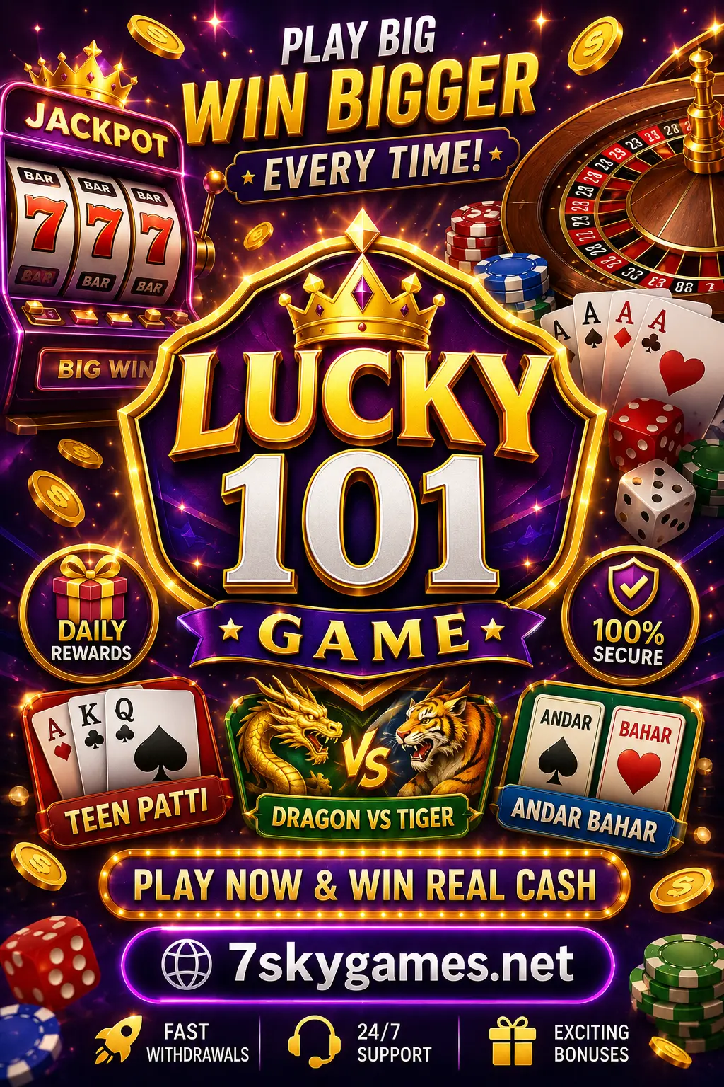 Lucky101 Game Interface