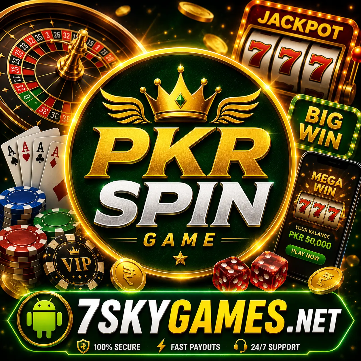PKRSpin Game Logo