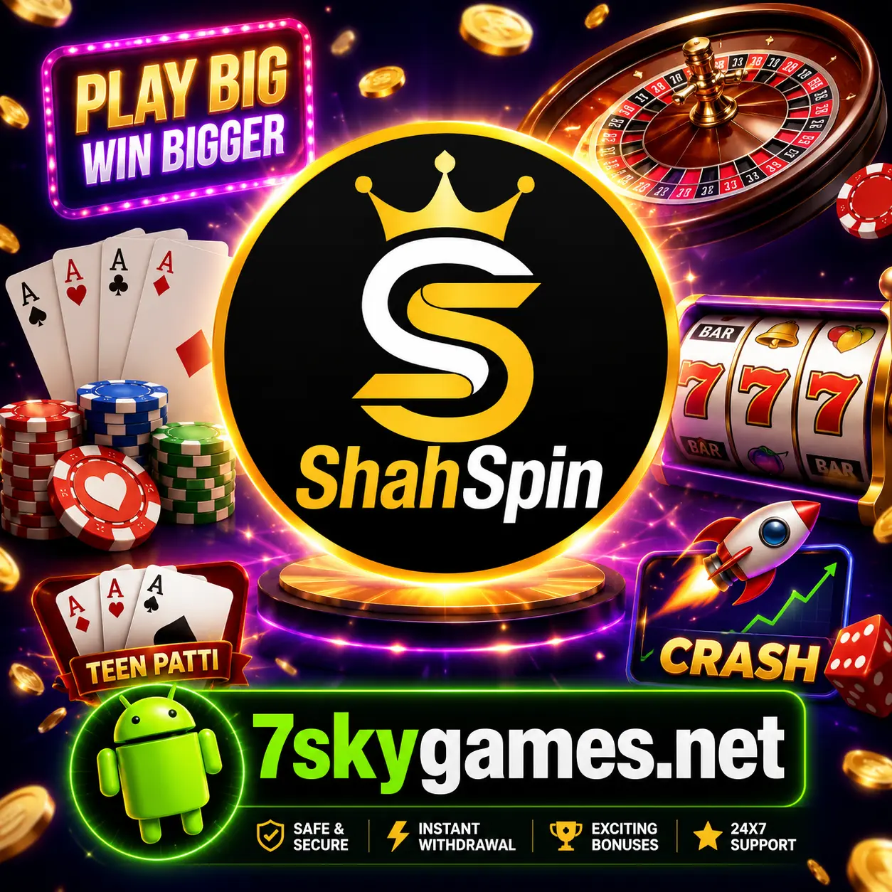 ShahSpin Game Logo