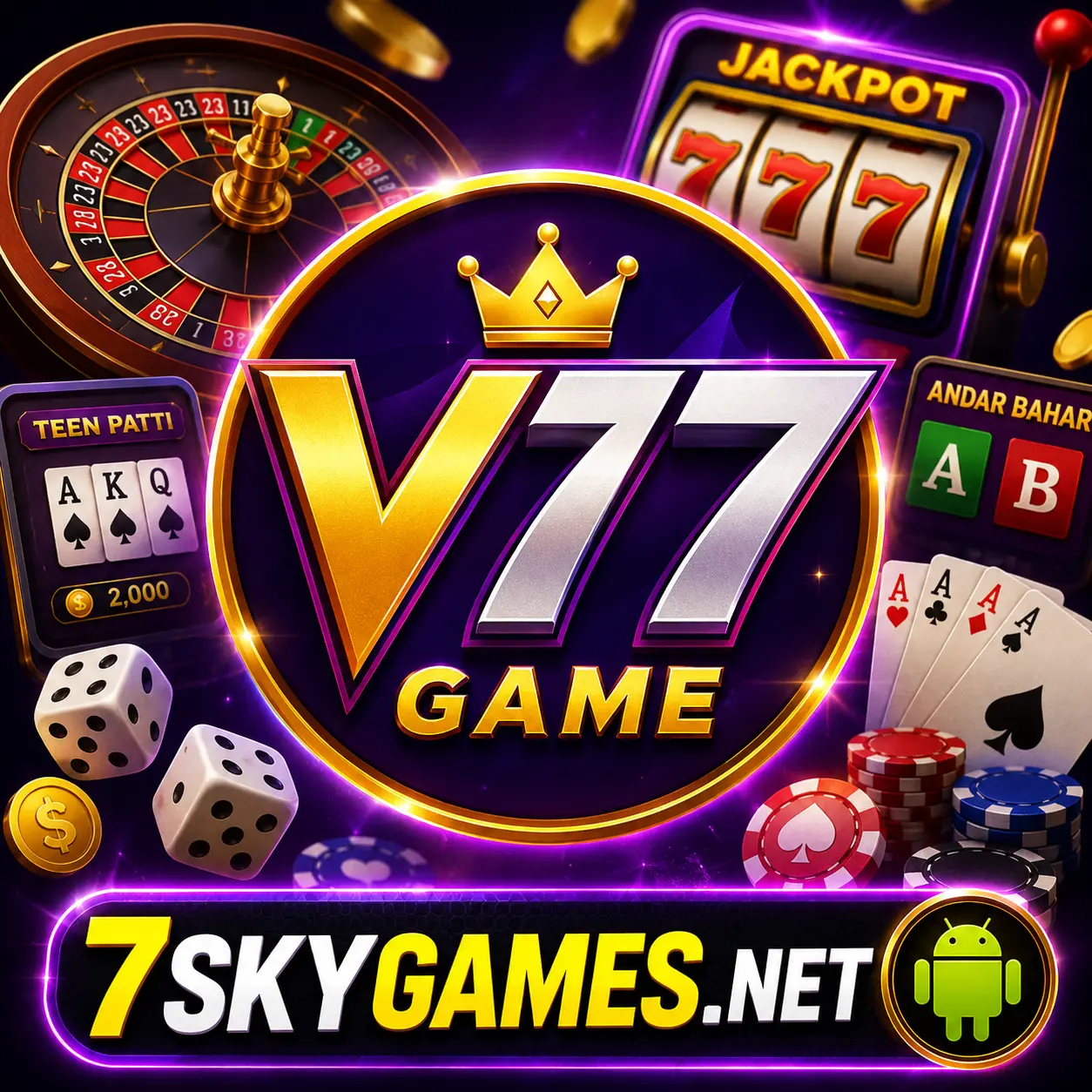 V77 Game Logo
